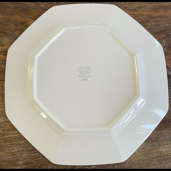 Authentic Octagon Classic Blue Tiffany vintage Serving tray - Picture 2 of 7